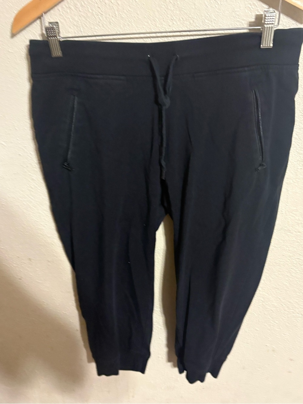 Ralph Lauren Black Drawstring Sweatpants with Green Label
